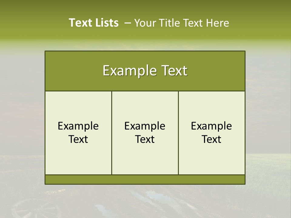 Track Weather Horizon PowerPoint Template