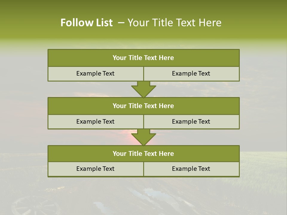 Track Weather Horizon PowerPoint Template
