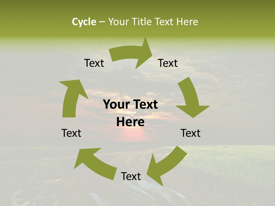 Track Weather Horizon PowerPoint Template