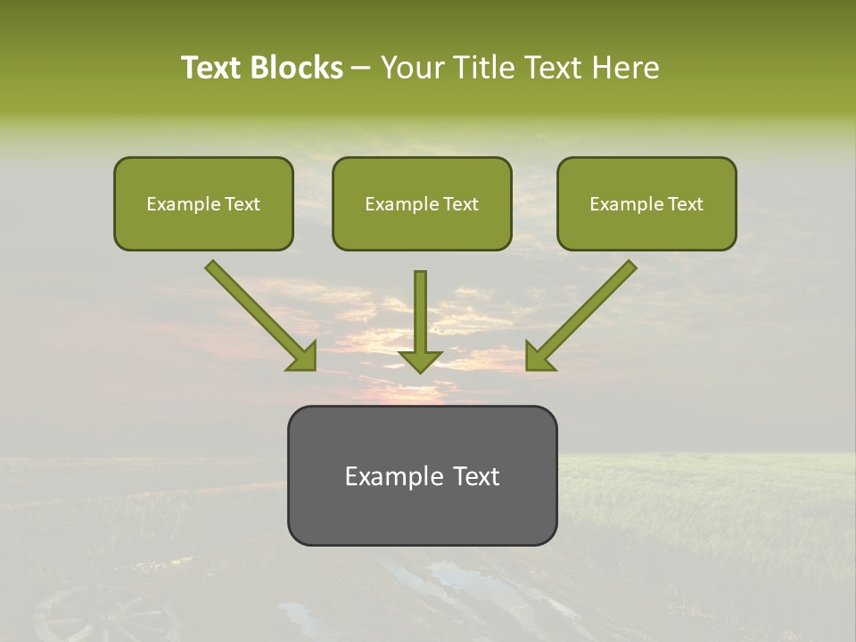 Track Weather Horizon PowerPoint Template
