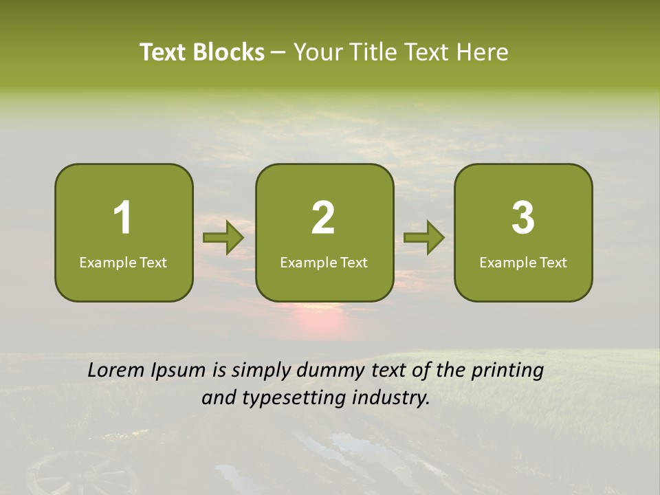 Track Weather Horizon PowerPoint Template