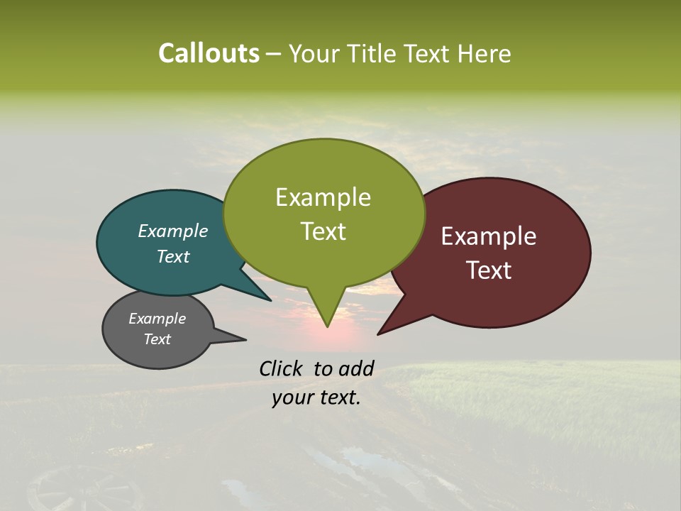 Track Weather Horizon PowerPoint Template