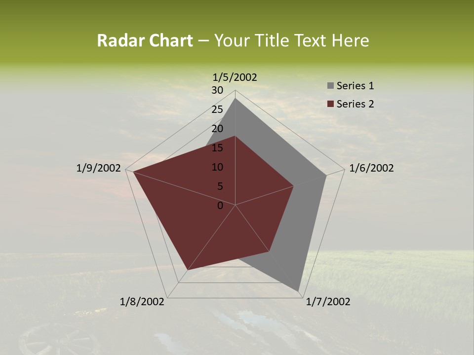 Track Weather Horizon PowerPoint Template