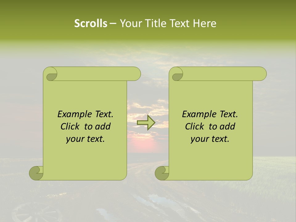 Track Weather Horizon PowerPoint Template