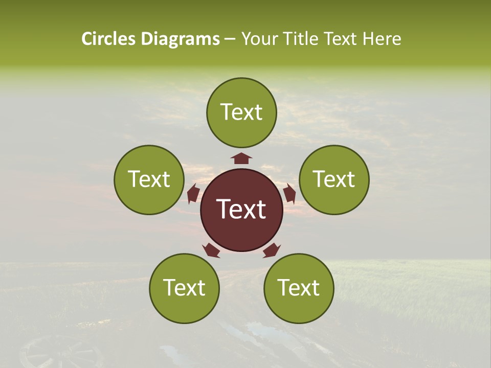 Track Weather Horizon PowerPoint Template