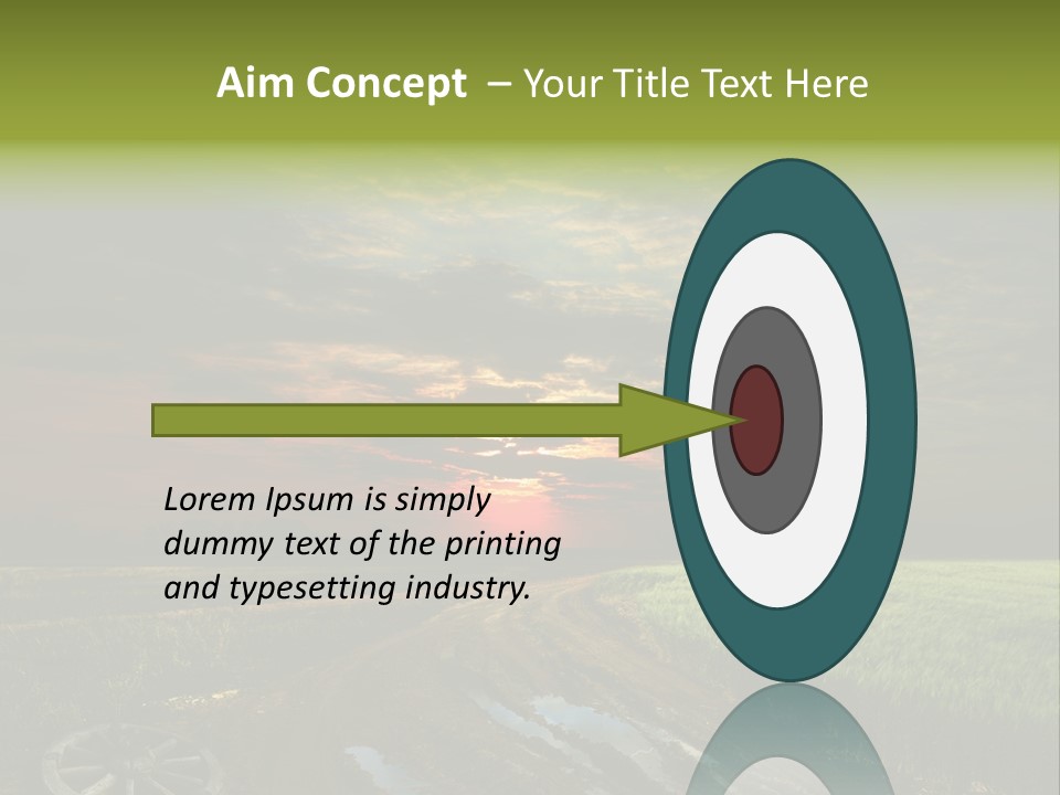 Track Weather Horizon PowerPoint Template