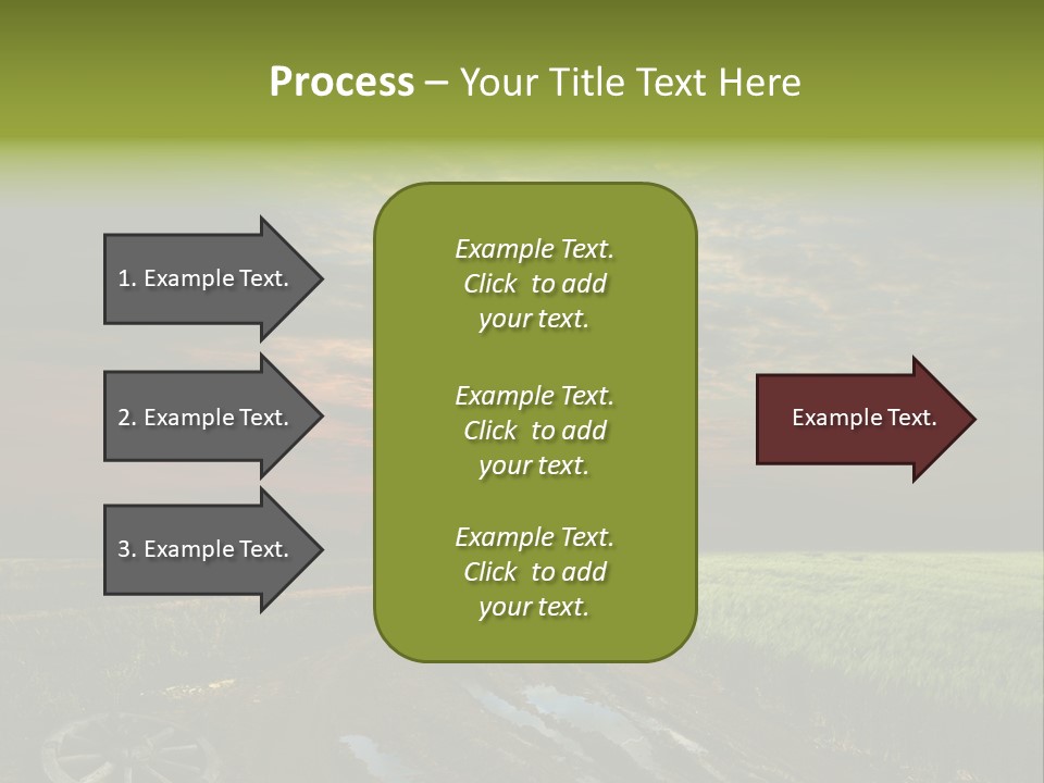 Track Weather Horizon PowerPoint Template