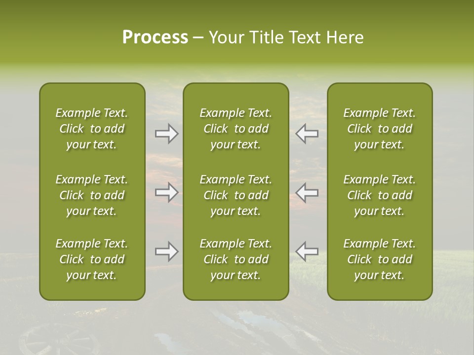 Track Weather Horizon PowerPoint Template