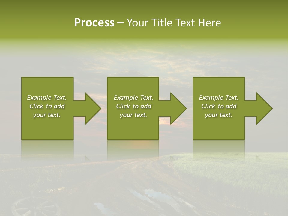 Track Weather Horizon PowerPoint Template
