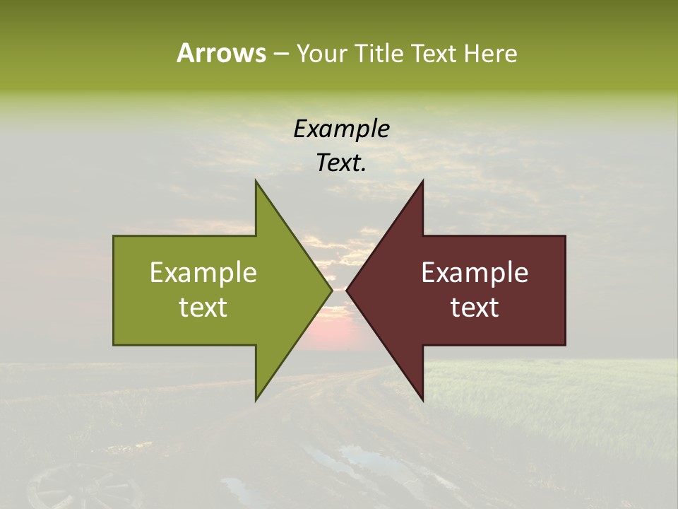 Track Weather Horizon PowerPoint Template