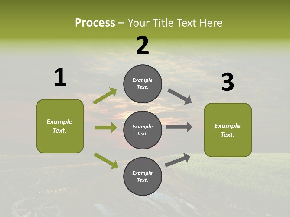 Track Weather Horizon PowerPoint Template