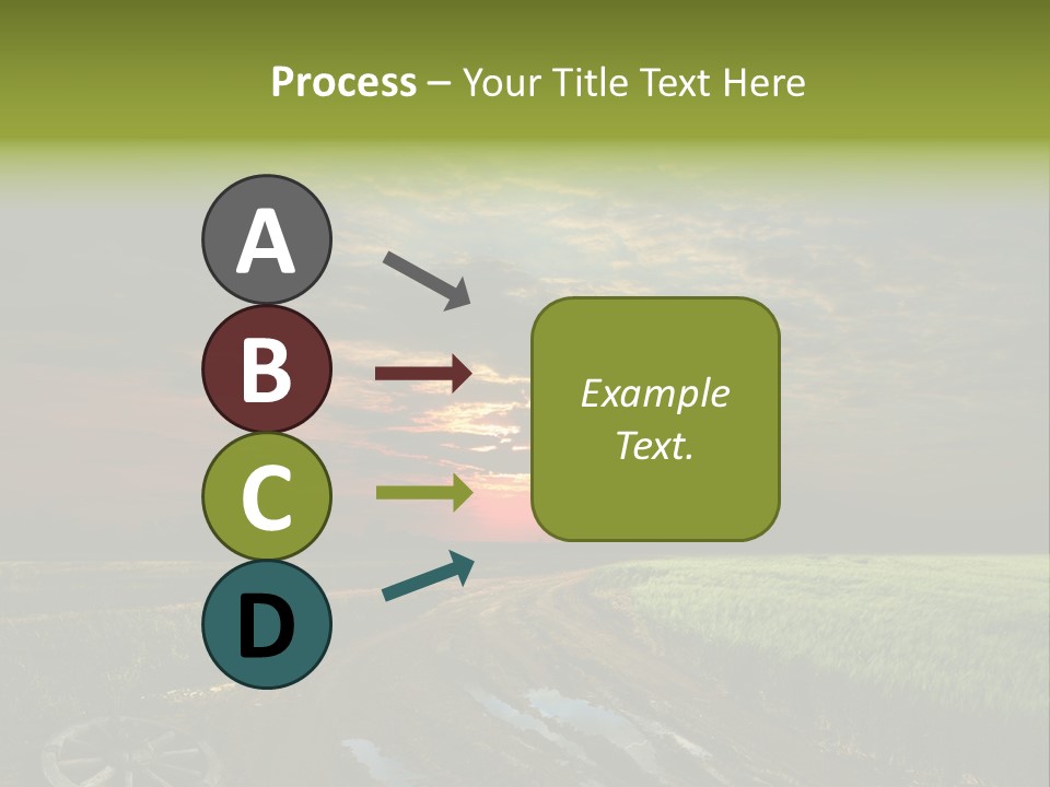 Track Weather Horizon PowerPoint Template