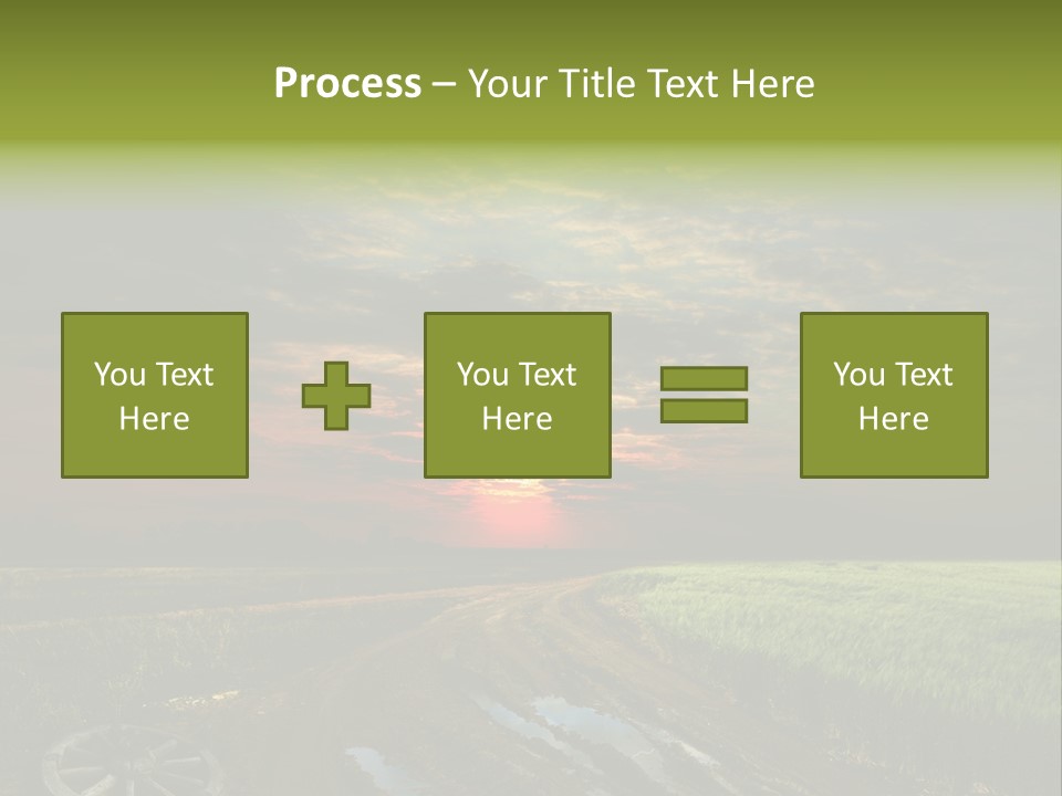 Track Weather Horizon PowerPoint Template