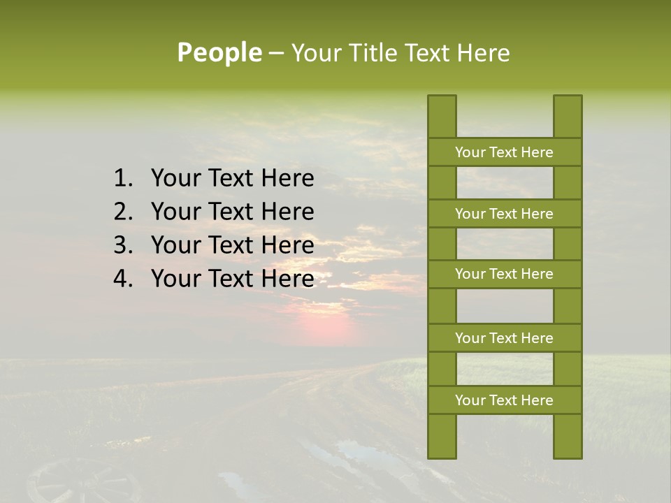 Track Weather Horizon PowerPoint Template