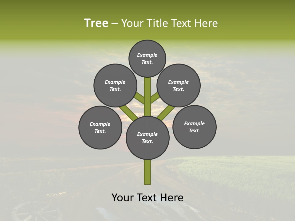 Track Weather Horizon PowerPoint Template