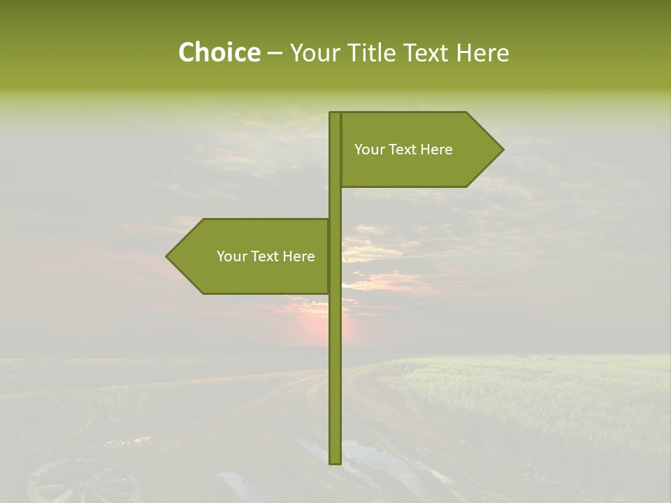 Track Weather Horizon PowerPoint Template