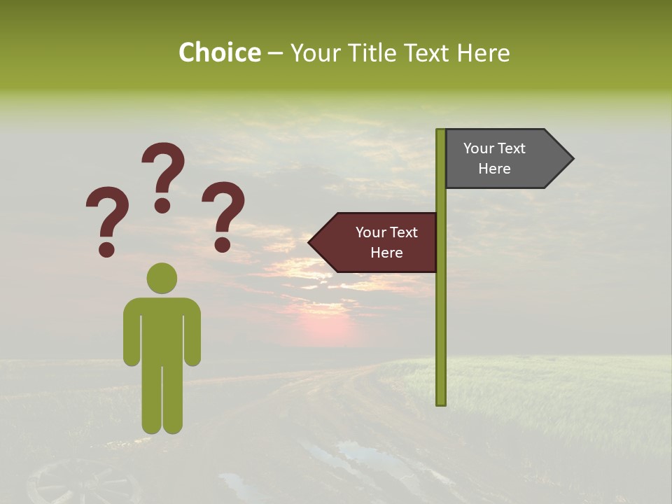 Track Weather Horizon PowerPoint Template