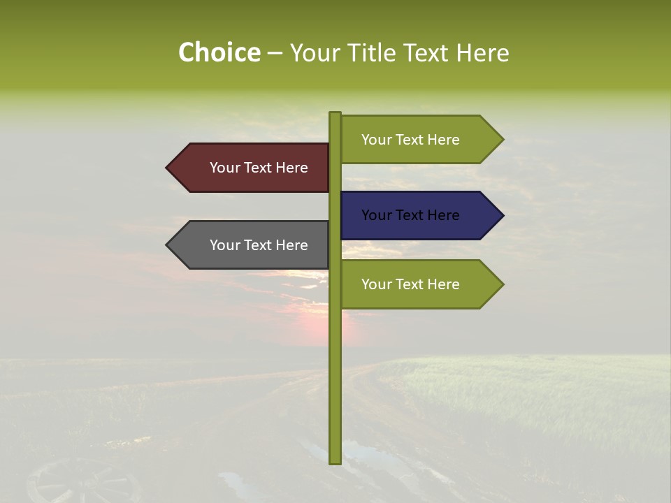 Track Weather Horizon PowerPoint Template
