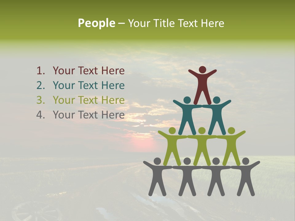 Track Weather Horizon PowerPoint Template