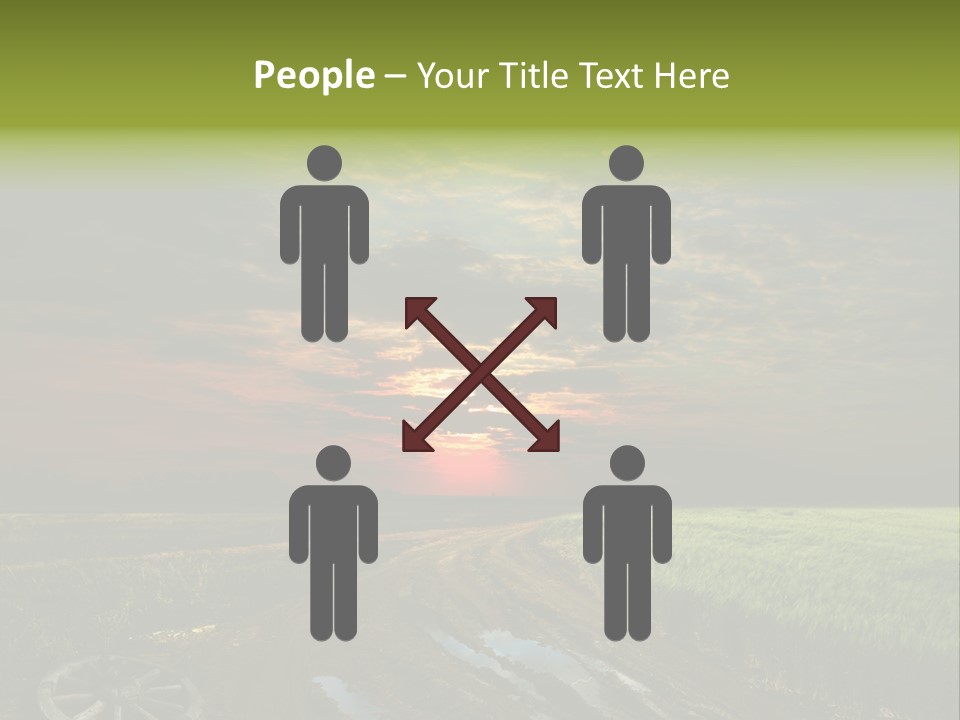 Track Weather Horizon PowerPoint Template