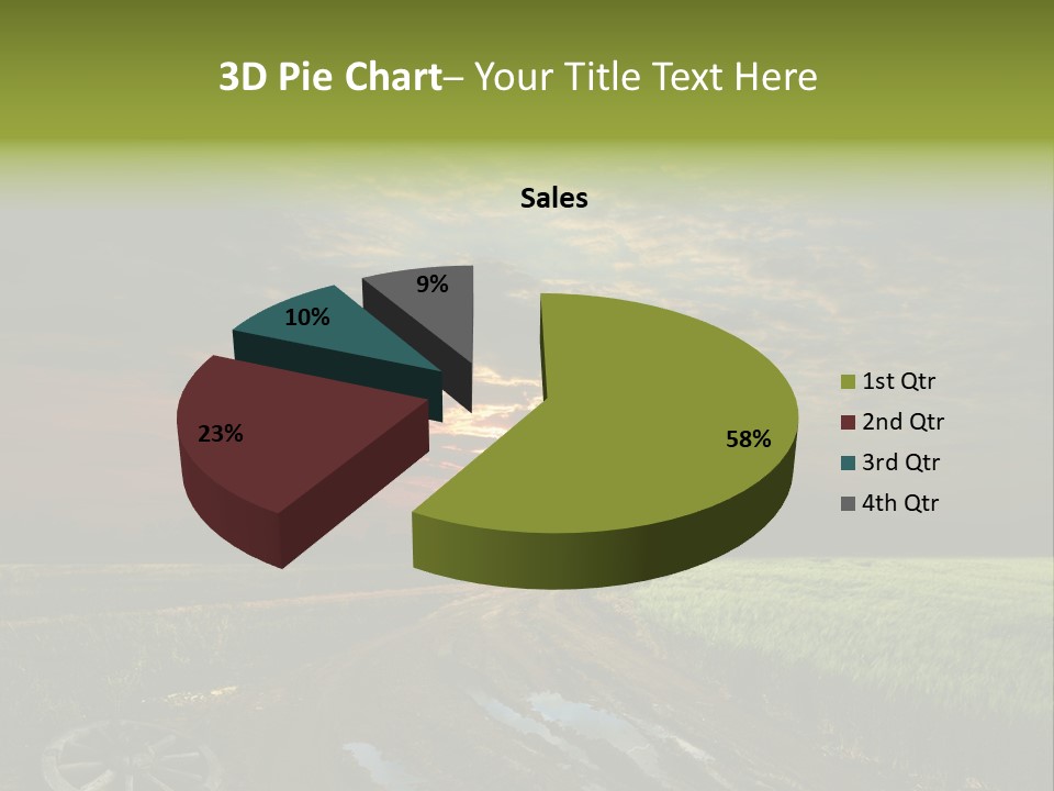 Track Weather Horizon PowerPoint Template