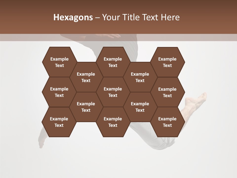 Leap Male Posing PowerPoint Template