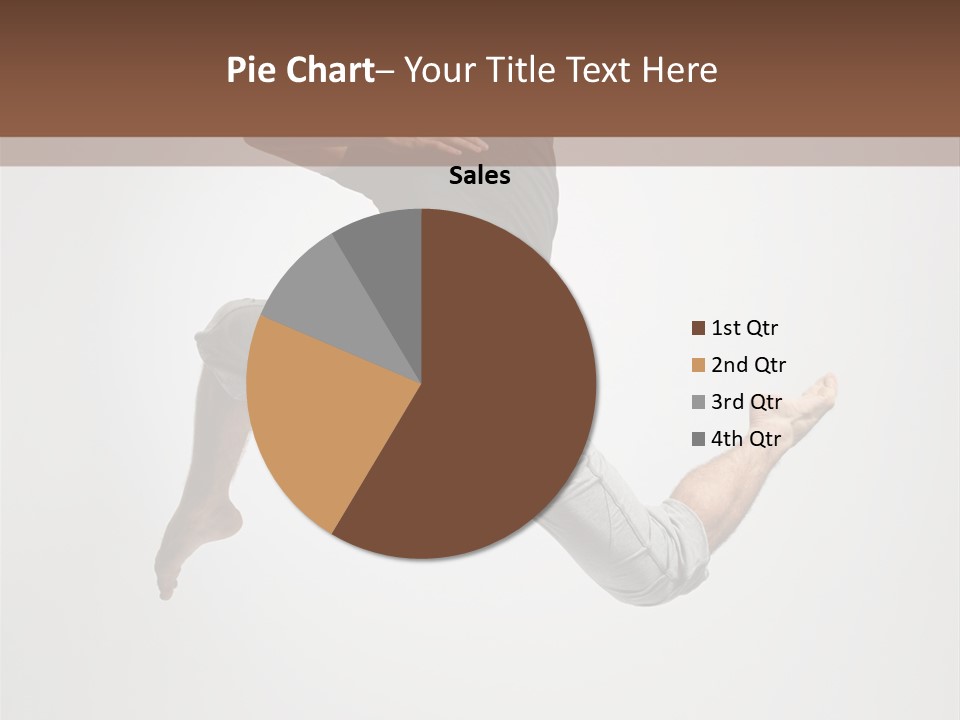 Leap Male Posing PowerPoint Template