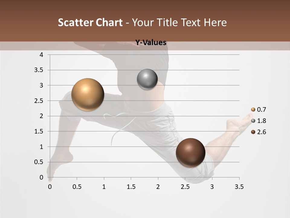 Leap Male Posing PowerPoint Template