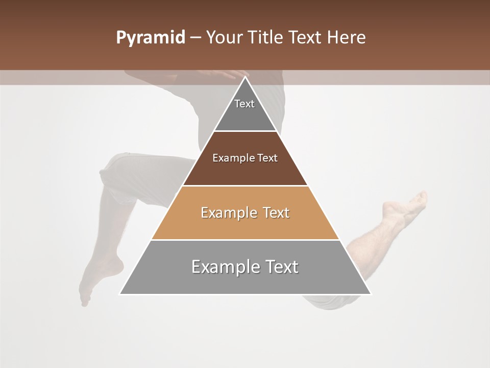 Leap Male Posing PowerPoint Template