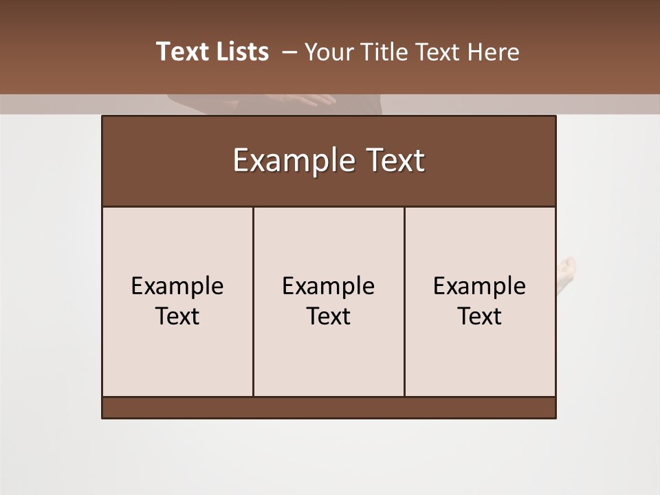 Leap Male Posing PowerPoint Template