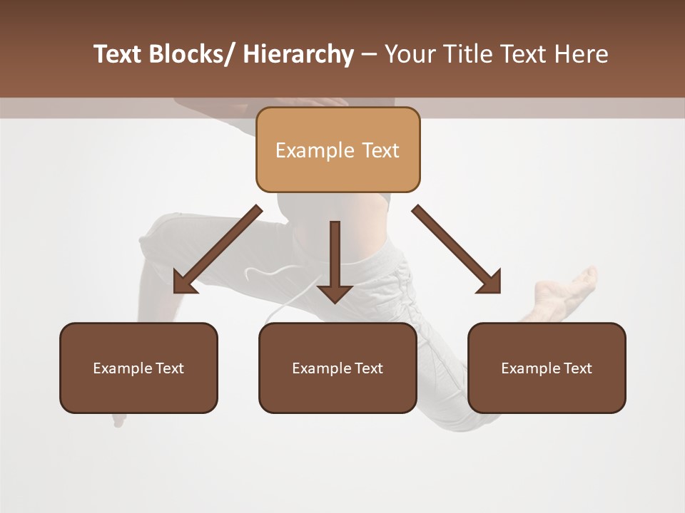 Leap Male Posing PowerPoint Template
