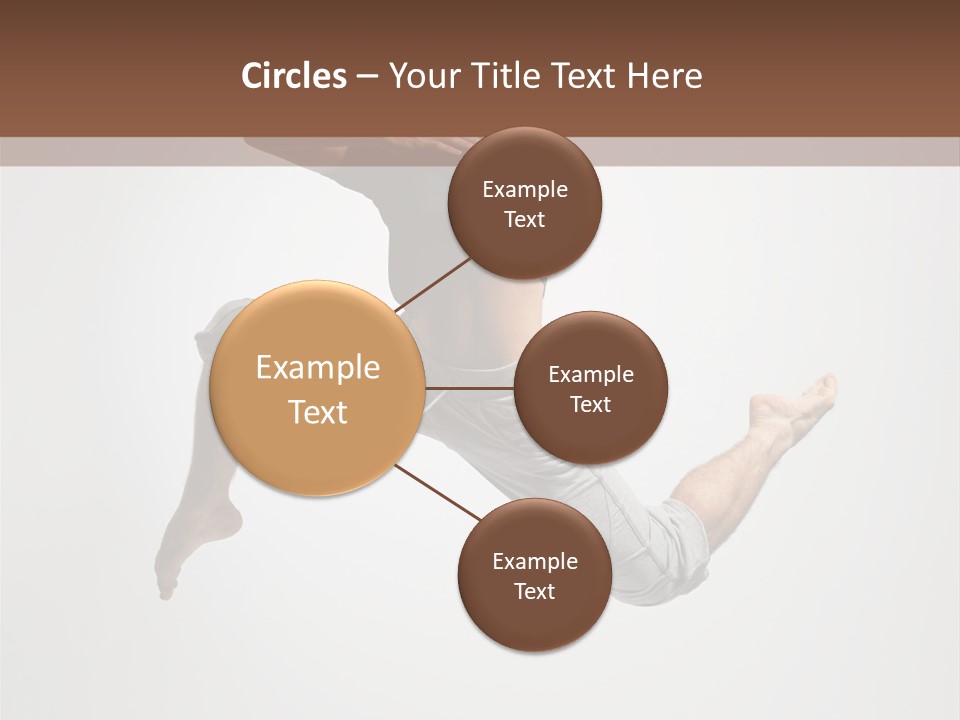 Leap Male Posing PowerPoint Template