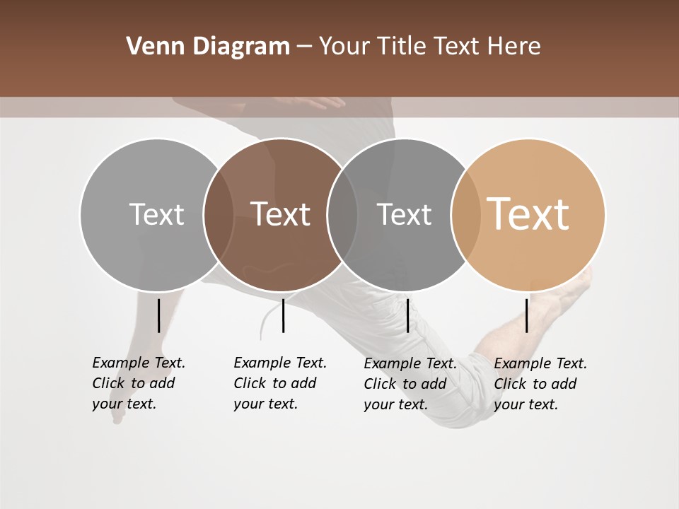 Leap Male Posing PowerPoint Template