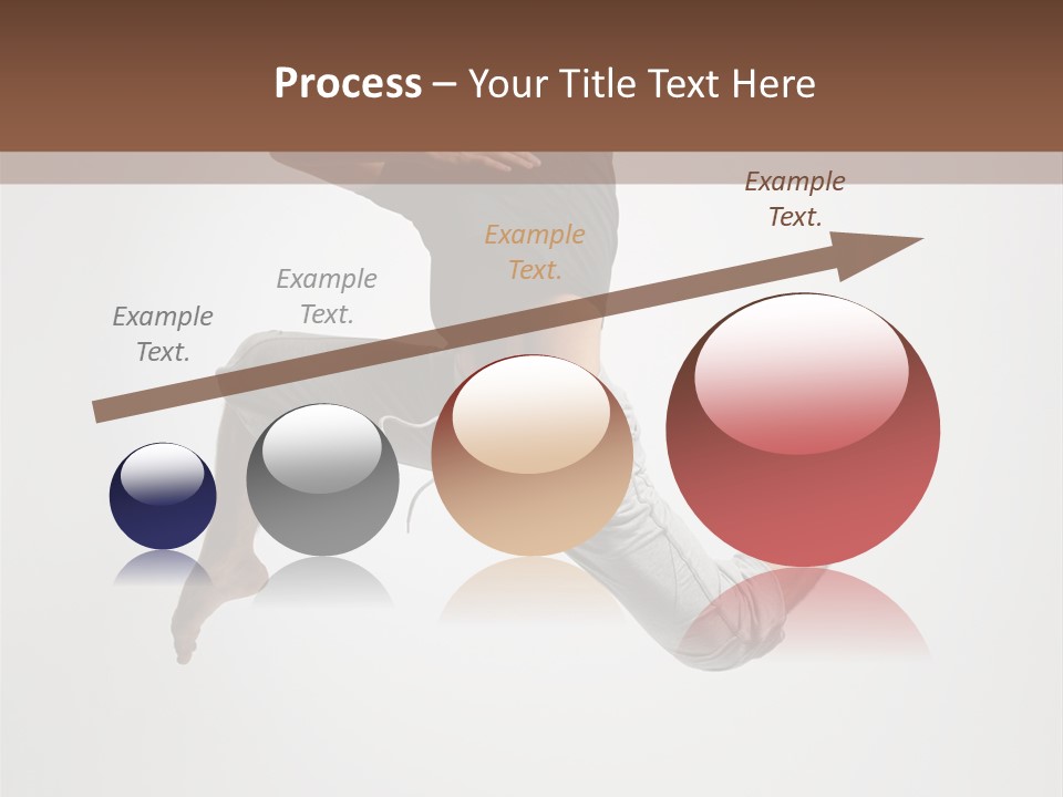 Leap Male Posing PowerPoint Template