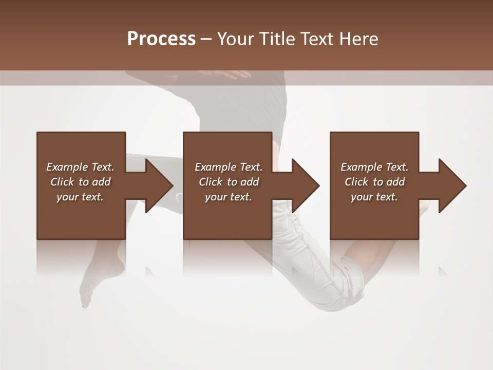 Leap Male Posing PowerPoint Template