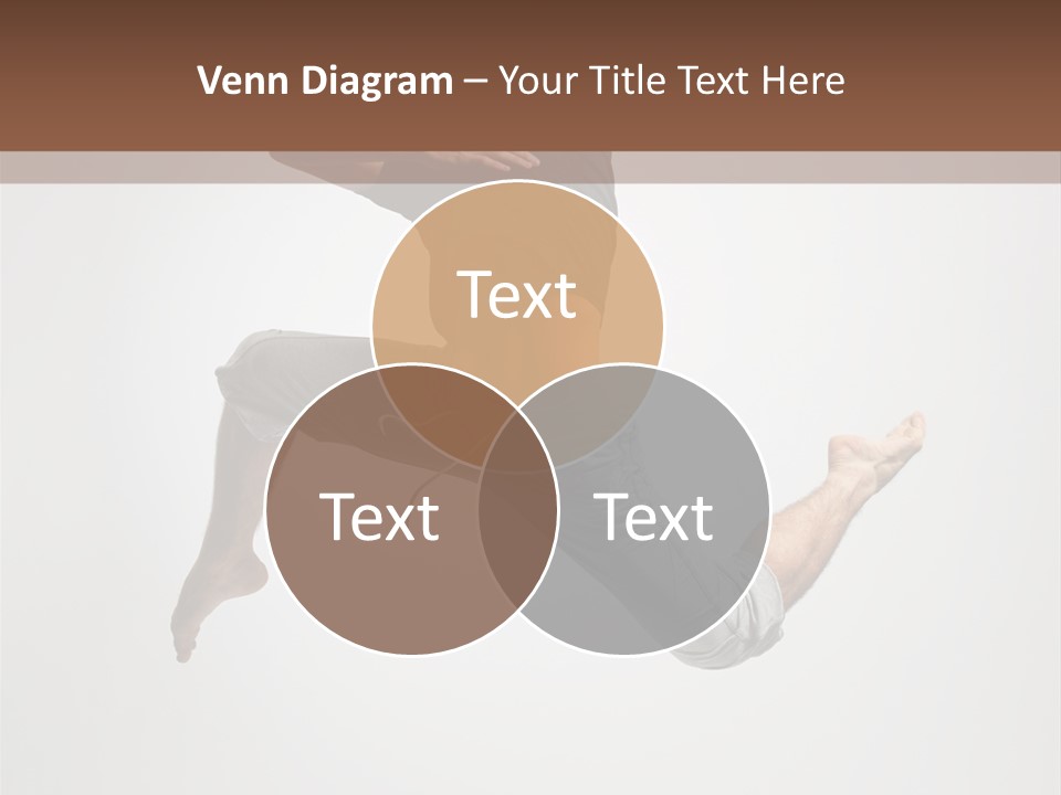 Leap Male Posing PowerPoint Template