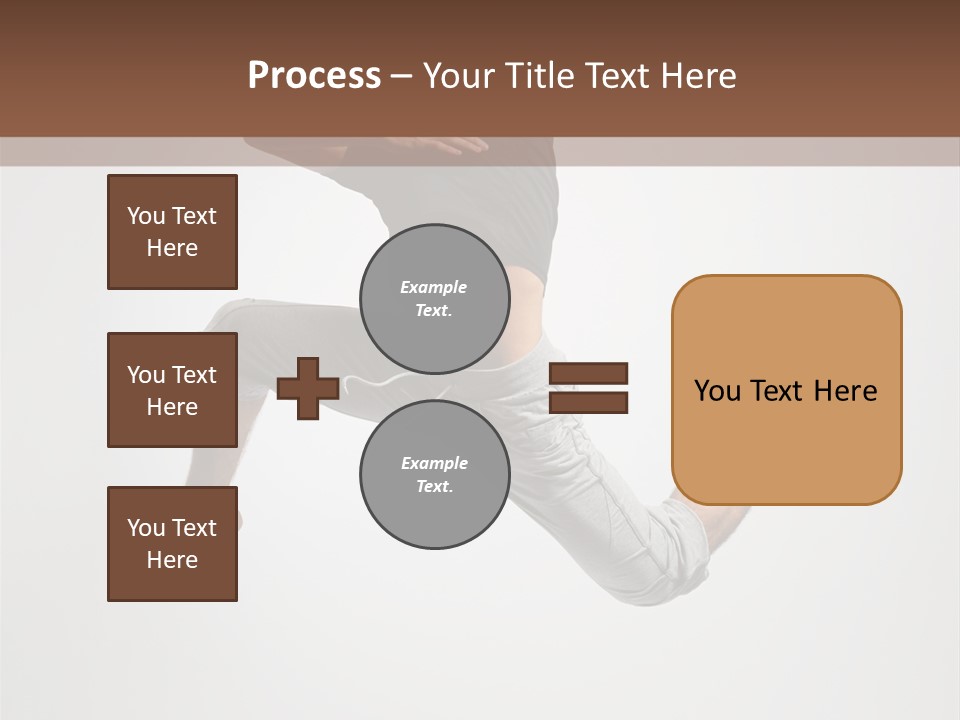 Leap Male Posing PowerPoint Template