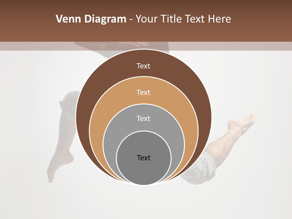 Leap Male Posing PowerPoint Template