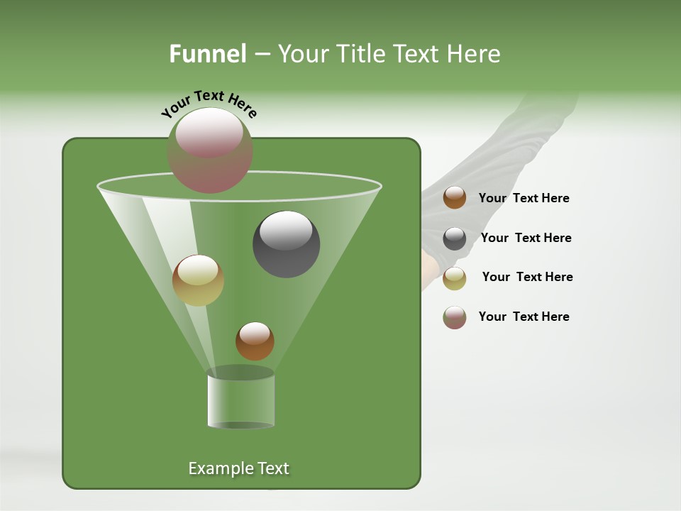 Gymnastic Pose Model PowerPoint Template