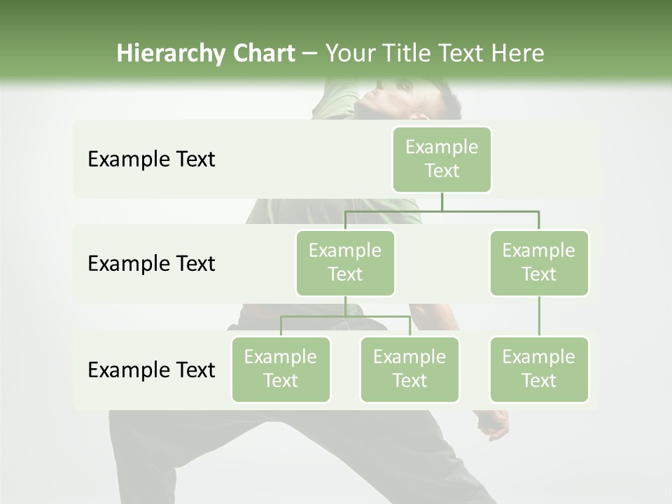Teenager Fitness Pose PowerPoint Template
