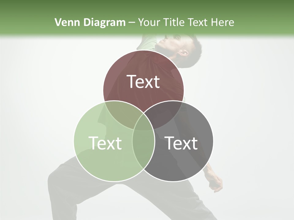 Teenager Fitness Pose PowerPoint Template