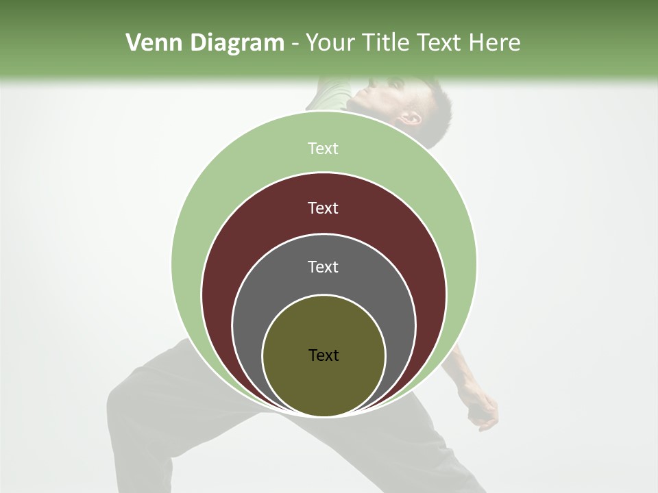 Teenager Fitness Pose PowerPoint Template