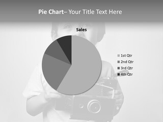 Photo Cute Boy PowerPoint Template