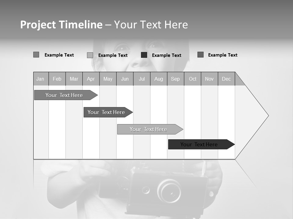Photo Cute Boy PowerPoint Template