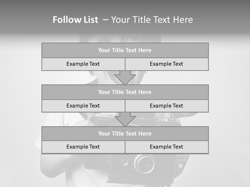 Photo Cute Boy PowerPoint Template