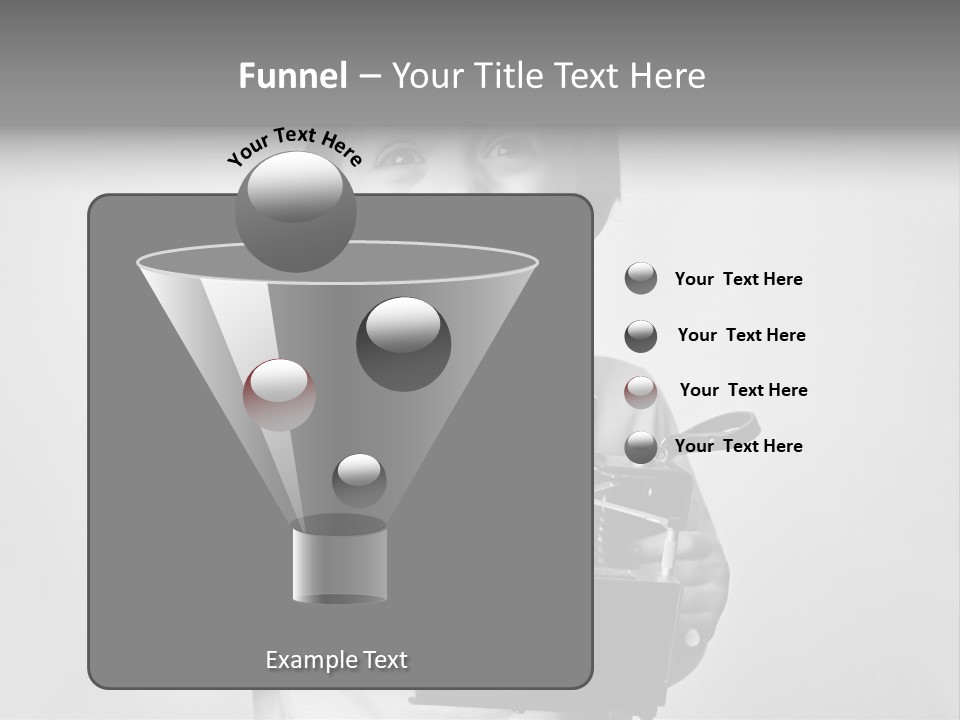 Photo Cute Boy PowerPoint Template