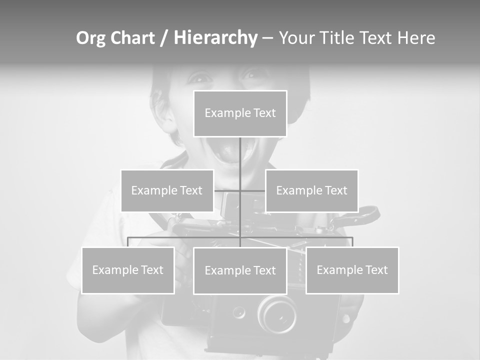 Photo Cute Boy PowerPoint Template