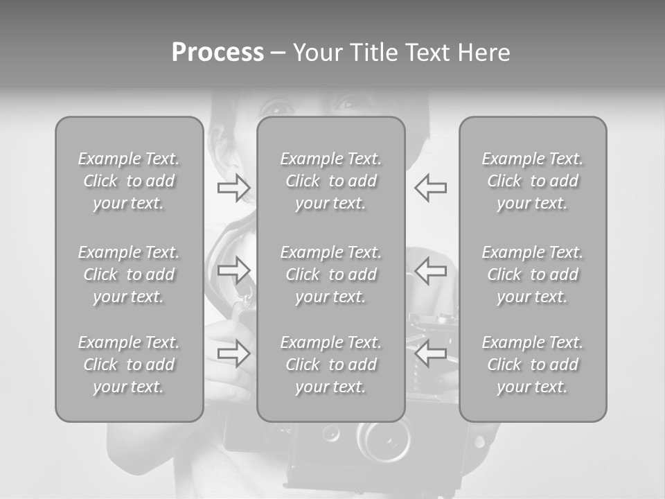 Photo Cute Boy PowerPoint Template