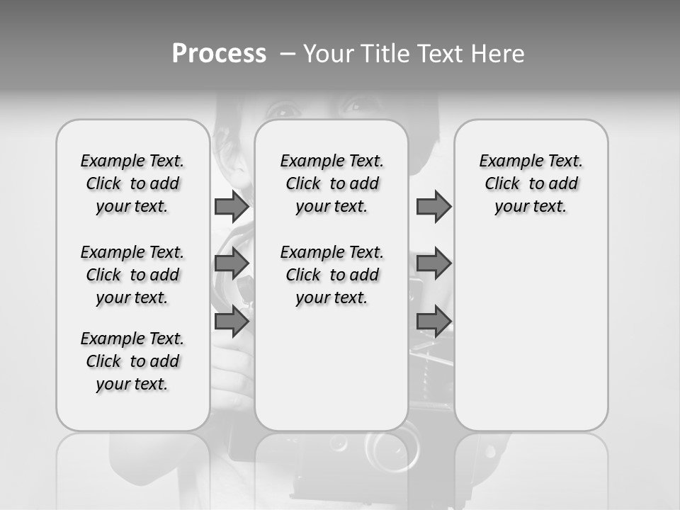 Photo Cute Boy PowerPoint Template