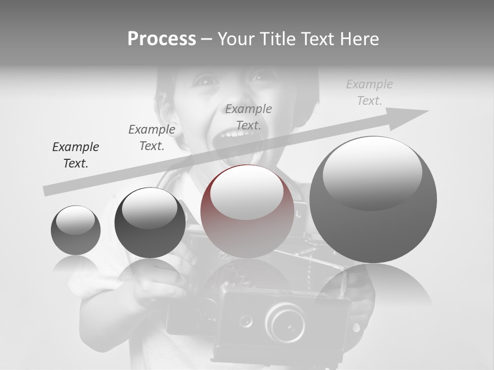 Photo Cute Boy PowerPoint Template